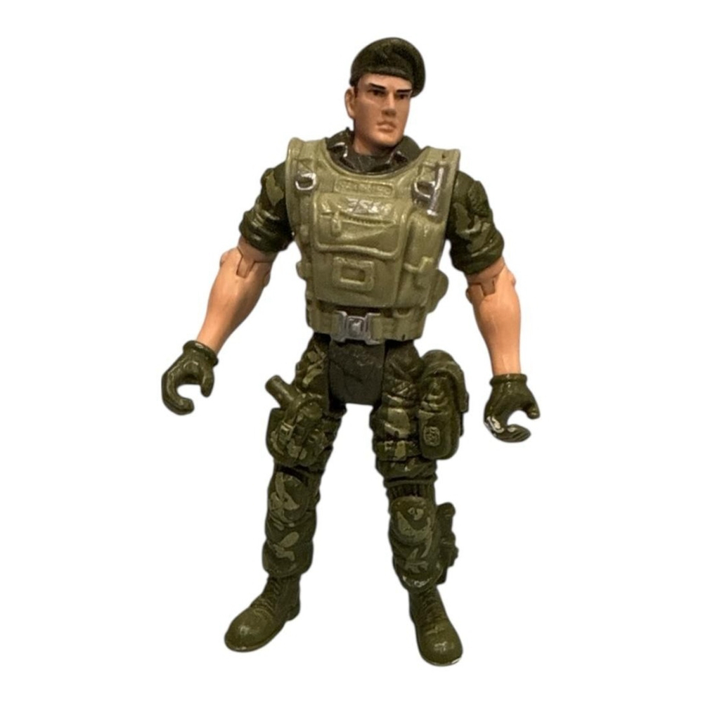 True Heros Chap Mei Green Army Soldier Military Action Figure 1:18 Scale 4in Toy